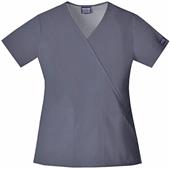 Cherokee Workwear Women's Mock Wrap Scrub Top