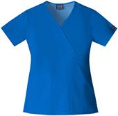 Cherokee Workwear Women's Mock Wrap Scrub Top