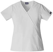 Cherokee Workwear Women's Mock Wrap Scrub Top