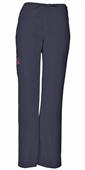 Cherokee Womens Breast Cancer Mid-Rise Scrub Pants