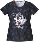 Tooniforms Women's Forever Snow White Scrub Top