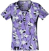 Tooniforms Women's Super Model Minnie Scrub Top