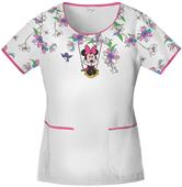 Tooniforms Women's Swinging Minnie Scrub Top