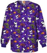 Tooniforms Women Snoopy/Batty Warm-Up Scrub Jacket