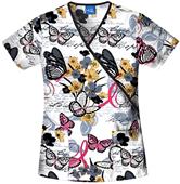 Scrub HQ Breast Cancer Affirmations Scrub Top