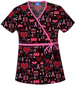 Scrub HQ Breast Cancer Caring for Cause Scrub Top
