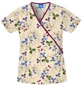 Scrub HQ Women's Clover Park Mock Wrap Scrub Top