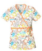 Scrub HQ Women's Peace, Love, & Paisley Scrub Top