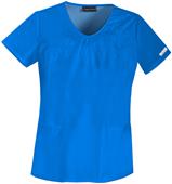 Cherokee Women's V-Neck Embroidered Scrub Top