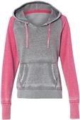 J America Ladies Contrast Zen Pullover Hoodie J America Ladies Contrast Zen Pullover Hoodie