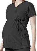 WonderWink Maternity Mock Wrap Scrub Top WonderWink Maternity Mock Wrap Scrub Top