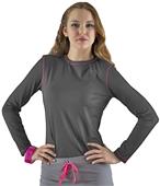 Smitten Womens Groupie Long Sleeve Basic Tee