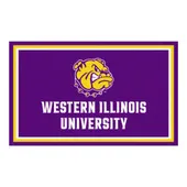 Fan Mats NCAA Western Illinois Univ. 4'x6' Rug