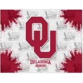 Holland Oklahoma Univ Logo Printed Canvas Art