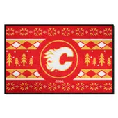 Fan Mats NHL Calgary Holiday Sweater Starter Mat