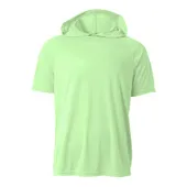 A4 Mens Cooling Performance Short Sleeve Hood Tee