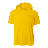 A4 Mens Cooling Performance Short Sleeve Hood Tee