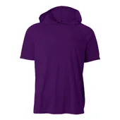 A4 Mens Cooling Performance Short Sleeve Hood Tee