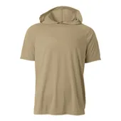 A4 Mens Cooling Performance Short Sleeve Hood Tee