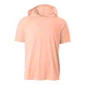 A4 Mens Cooling Performance Short Sleeve Hood Tee