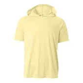 A4 Mens Cooling Performance Short Sleeve Hood Tee