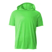 A4 Mens Cooling Performance Short Sleeve Hood Tee