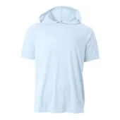 A4 Mens Cooling Performance Short Sleeve Hood Tee