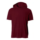 A4 Mens Cooling Performance Short Sleeve Hood Tee