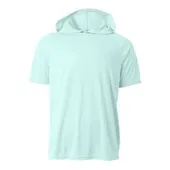 A4 Mens Cooling Performance Short Sleeve Hood Tee