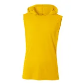 A4 Mens Cooling Performance Sleeveless Hood Tee