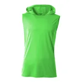 A4 Mens Cooling Performance Sleeveless Hood Tee