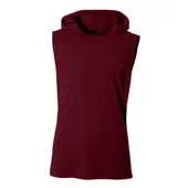 A4 Mens Cooling Performance Sleeveless Hood Tee