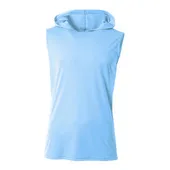 A4 Mens Cooling Performance Sleeveless Hood Tee