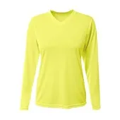 A4 Womens Sprint L/S Performance Tee