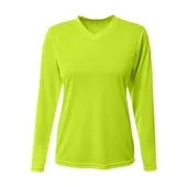 A4 Womens Sprint L/S Performance Tee