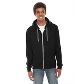 American Apparel Unisex Flex Fleece USA Made Zip Hoodie F497