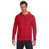 Anvil Adult Lightweight Long-Sleeve Hooded T-Shirt 987AN