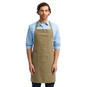 Artisan Collection By Reprime Unisex Cotton Chino Bib Apron RP132