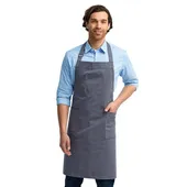 Artisan Collection By Reprime Unisex Cotton Chino Bib Apron RP132