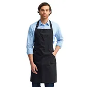 Artisan Collection By Reprime Unisex Cotton Chino Bib Apron RP132