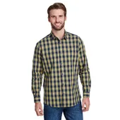 Artisan Collection By Reprime Men's Mulligan Check Long-Sleeve Cotton Shirt RP250