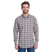 Artisan Collection By Reprime Men's Mulligan Check Long-Sleeve Cotton Shirt RP250