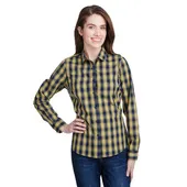 Artisan Collection By Reprime Ladies' Mulligan Check Long-Sleeve Cotton Shirt RP350