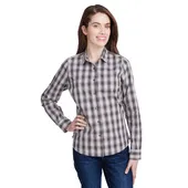 Artisan Collection By Reprime Ladies' Mulligan Check Long-Sleeve Cotton Shirt RP350