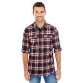 Burnside Men's Plaid Flannel Shirt B8210