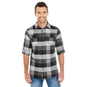 Burnside Men's Plaid Flannel Shirt B8210