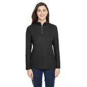 Core 365 Ladies' Fusion ChromaSoft Pique Quarter-Zip CE405W