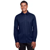 Devon & Jones Men's CrownLux Performance Plaited Button-Down Shirt DG20Z