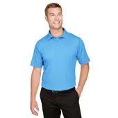 Devon & Jones CrownLux Performance Men's Address Melange Polo DG22