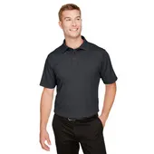 Devon & Jones CrownLux Performance Men's Address Melange Polo DG22